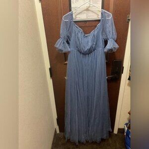 Cinderella Style Ever-Pretty Women's Blue Dress Size XXL